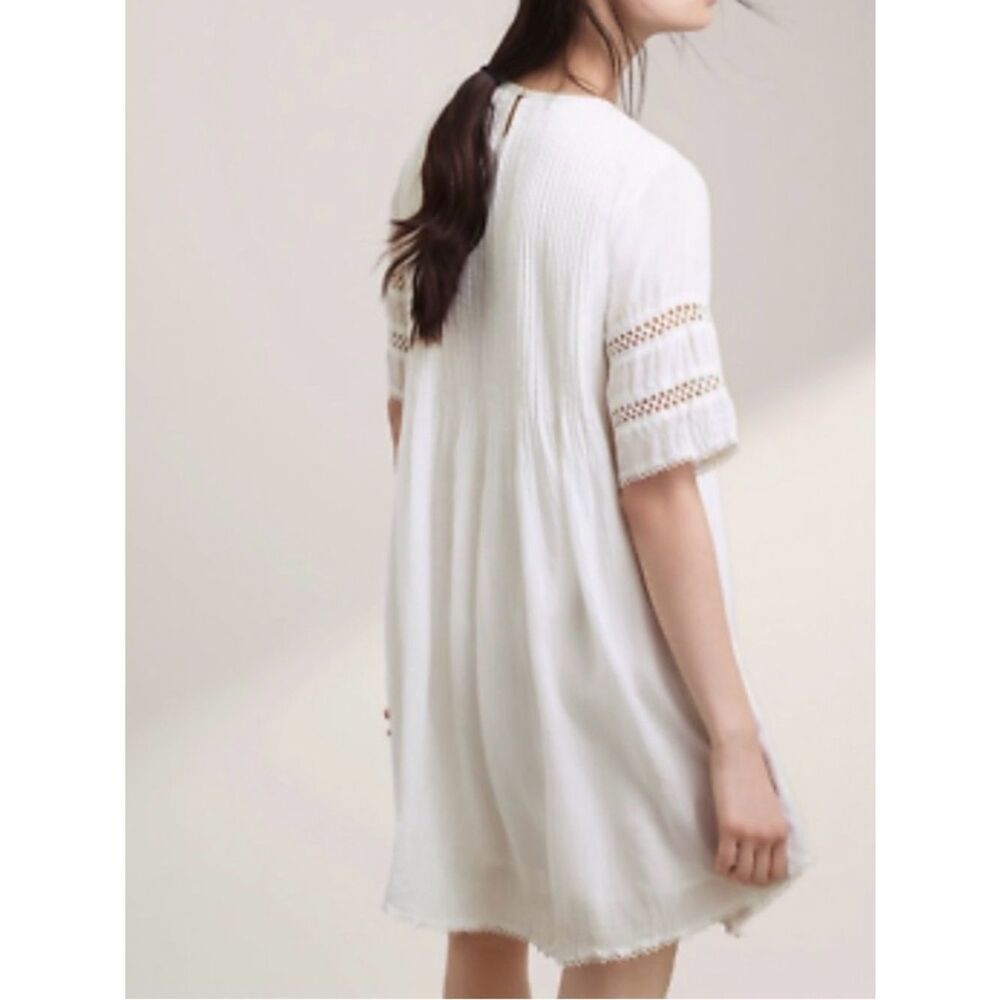 Aritiza Wilfred Lace-Trim Short Sleeve Tunic Dress - Picture 4 of 6